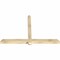 Ekena Millwork Eugene Rough Sawn Timber Gable Bracket, Douglas Fir, 72"W x 48"H x 4"D x 4"F, 16/12 Pitch GBW072X48X0404EUG00RDF - alternate 3